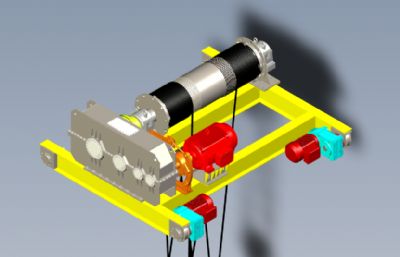 电动葫芦solidworks模型