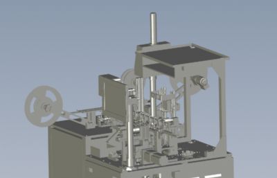 CCD检测自动包装机solidworks模型