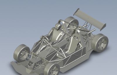 双人卡丁车solidworks模型