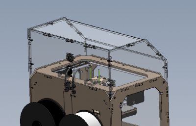 3D打印机机械设备solidworks模型