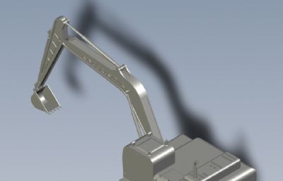 Kingcrusider挖掘机,挖土机solidworks模型