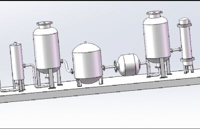 制氮机solidworks模型