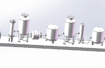 制氮机solidworks模型