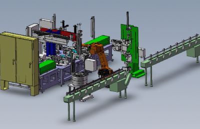 REVA汽车转换器组装设备solidworks模型