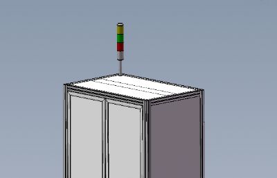 RJ45接口压合测试机solidworks模型