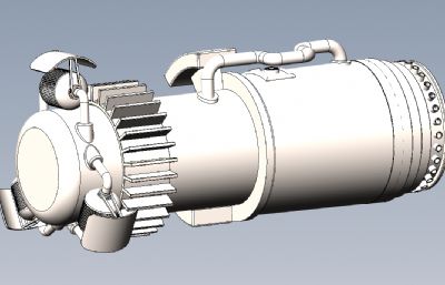 Turbine航空涡轮发动机solidworks模型