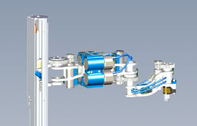 SCARA四轴机械臂solidworks模型