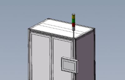 RJ45接口压合测试机solidworks模型