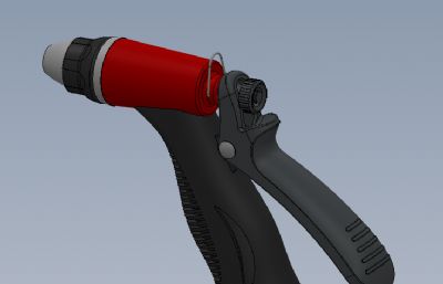 高压洗车水枪solidworks模型