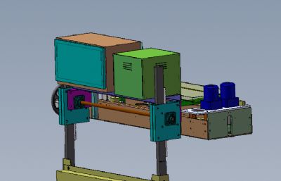 封口热合机solidworks模型