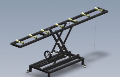 剪式举升机solidworks模型