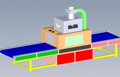 UV固化炉solidworks模型