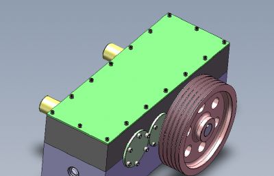 动力分配箱solidworks模型