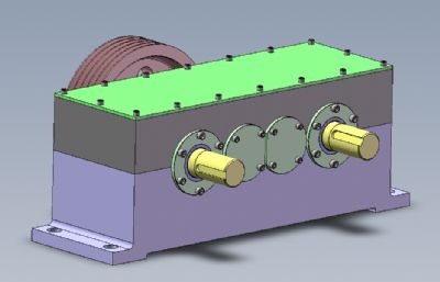 动力分配箱solidworks模型