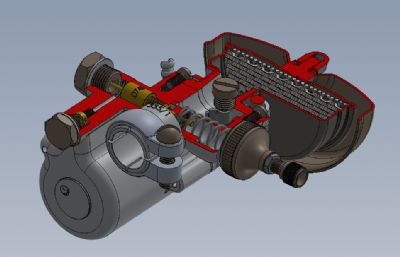 感应化油器solidworks模型