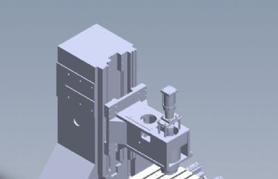 BQ855立式加工中心光机solidworks模型