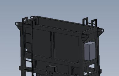 混凝土搅拌机solidworks模型