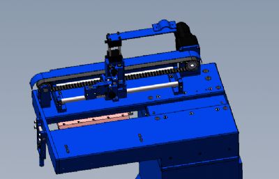 300MM直缝焊机solidworks模型