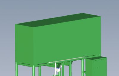 四轴小车床solidworks模型