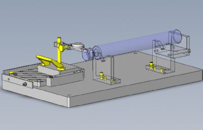 杠杆式千分表调整设备solidworks模型