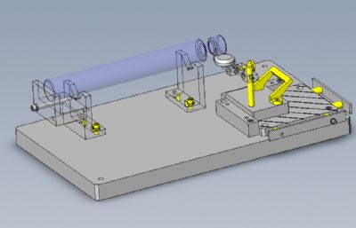 杠杆式千分表调整设备solidworks模型