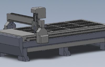 玻璃切割机solidworks模型