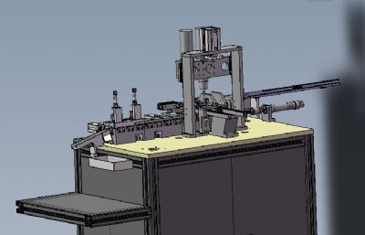 连接器自动组装螺丝机solidworks模型