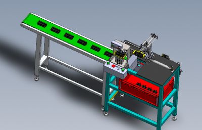 高精度泄漏检测仪solidworks模型