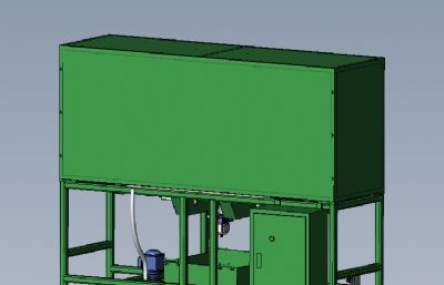 四轴小车床solidworks模型