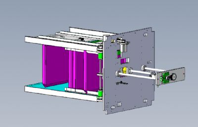 solidworks托盘盘叠料设备模型