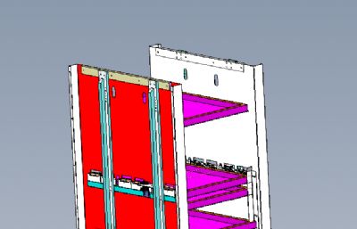 solidworks托盘盘叠料设备模型