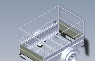 拖车结构solidworks模型