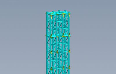 脚手架solidworks模型