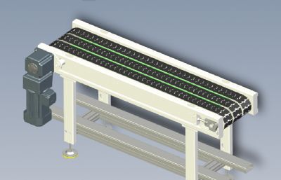 1.5m板链线硅棒输送线solidworks模型