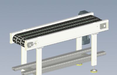 1.5m板链线硅棒输送线solidworks模型