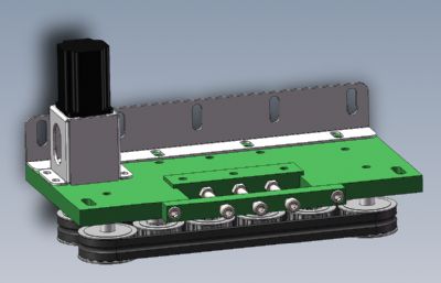 自动弯管机进料器solidworks模型