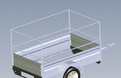 拖车结构solidworks模型