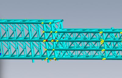 脚手架solidworks模型