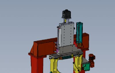 发动机缸体翻转设备solidworks模型