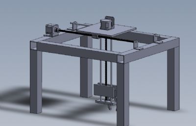 DOF笛卡尔机器人solidworks模型