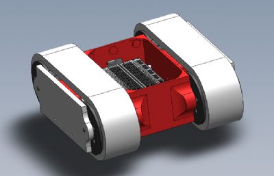 履带小车solidworks模型