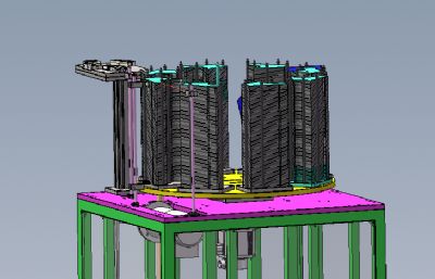 八工位送料机solidworks模型