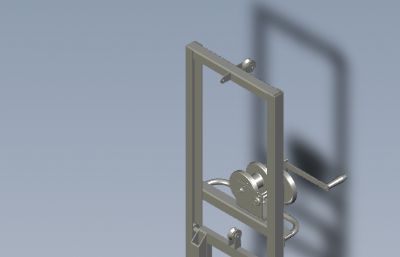 手动叉车,推车solidworks模型