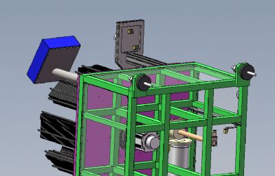 八工位送料机solidworks模型