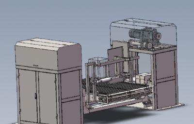 带称重功能的重载型板链线设备solidworks模型