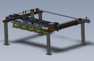 电池转移行车solidworks模型