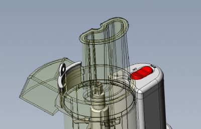 破壁机,果汁机solidworks模型