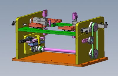 翻板机solidworks模型