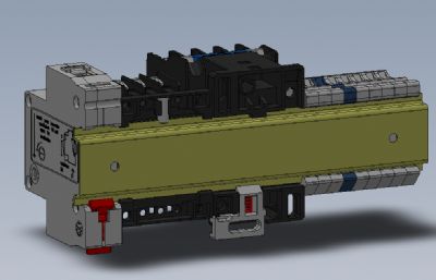 电气开关电气元件solidworks模型