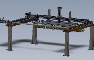 电池转移行车solidworks模型